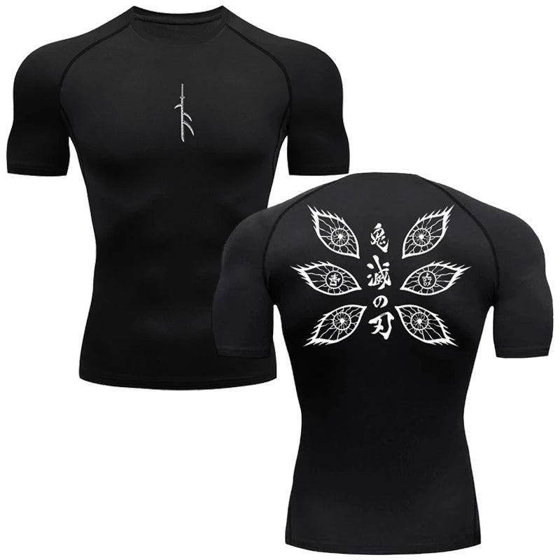Demon Slayer 'Kokushibo' Compression Shirt