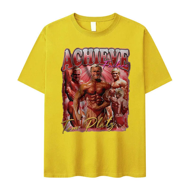 "Achieve Failure" Tom Platz Graphic T-Shirt