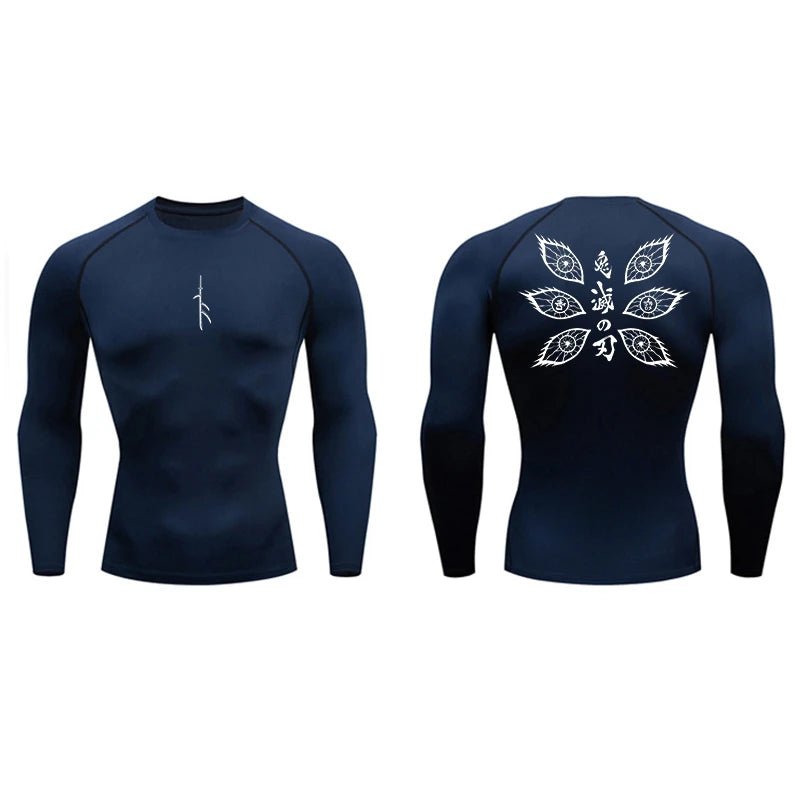 Demon Slayer 'Kokushibo' Compression Shirt