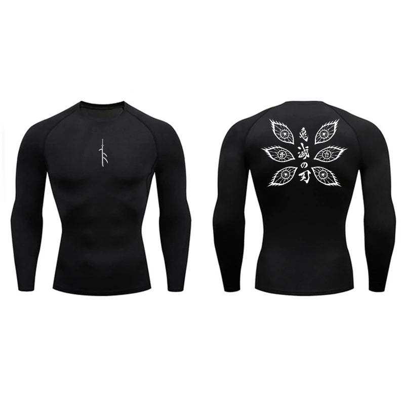 Demon Slayer 'Kokushibo' Compression Shirt