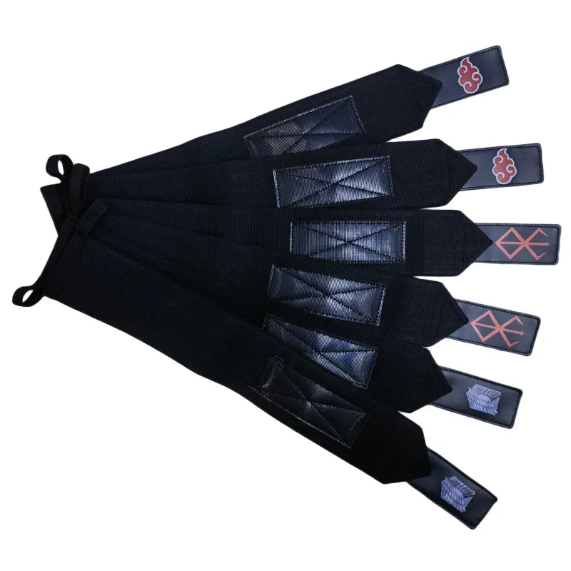 Berserk/Naruto and Attack on Titan Weight Lifting Wrist Wraps
