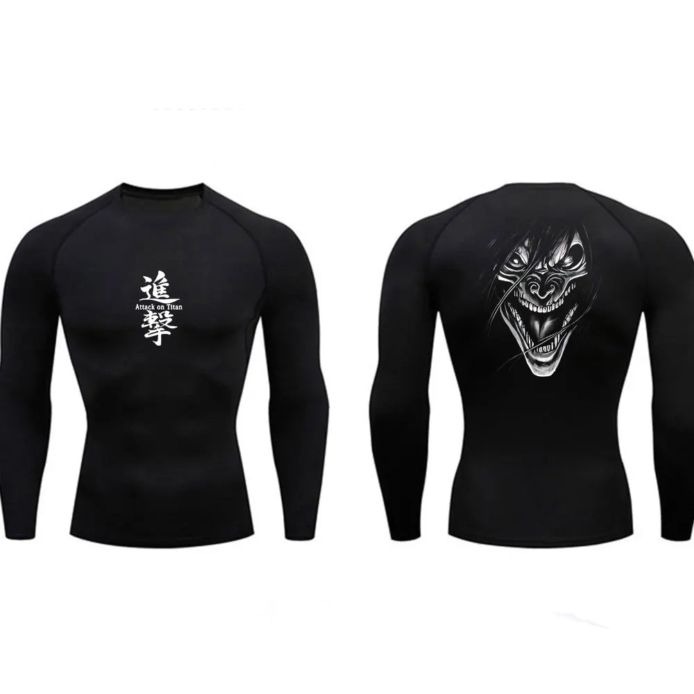 Anime Attack on Titan Compression Shirt