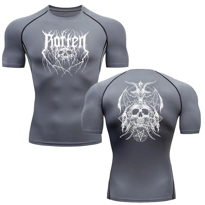 Y2K Goth Compression Shirts