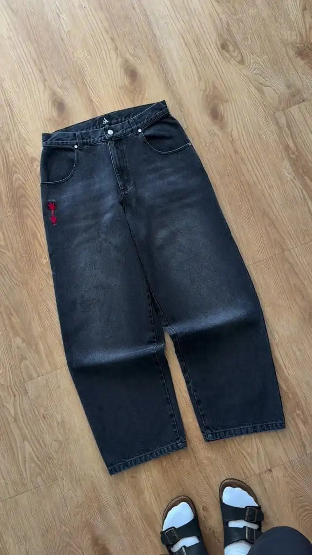 Jujutsu Kaisen "Choso Blood Manipulation" Denim Black Jeans
