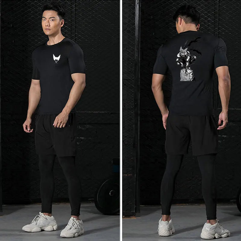 'Garou' One Punch Men Compression Shirt