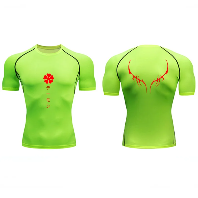 Black Clover Anime Compression Shirt