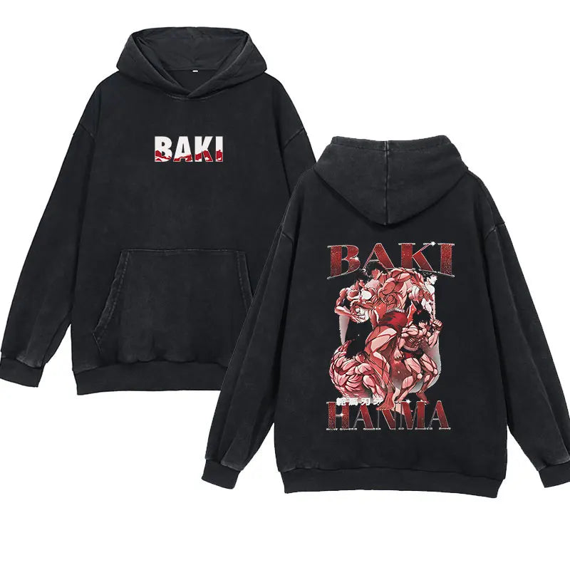 'Baki' Vintage Anime Hoodie