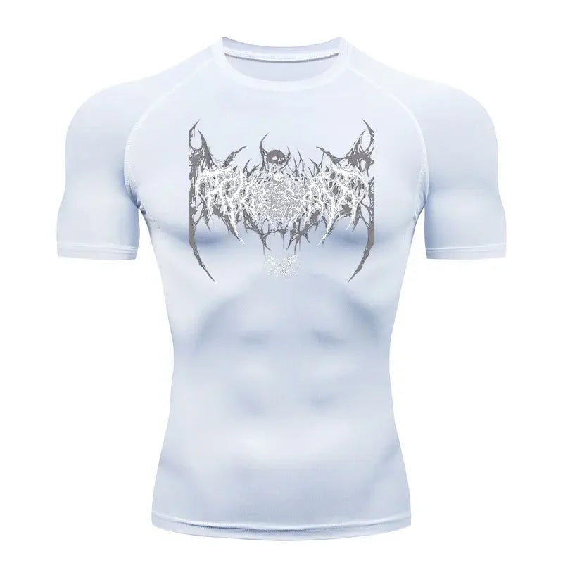 Y2K "Skull" Compression Shirt