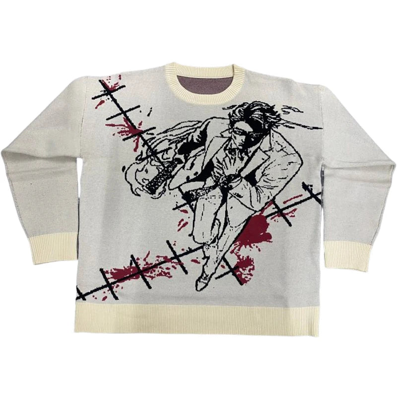 'Nanami' Jujutsu Kaisen Knit Sweater