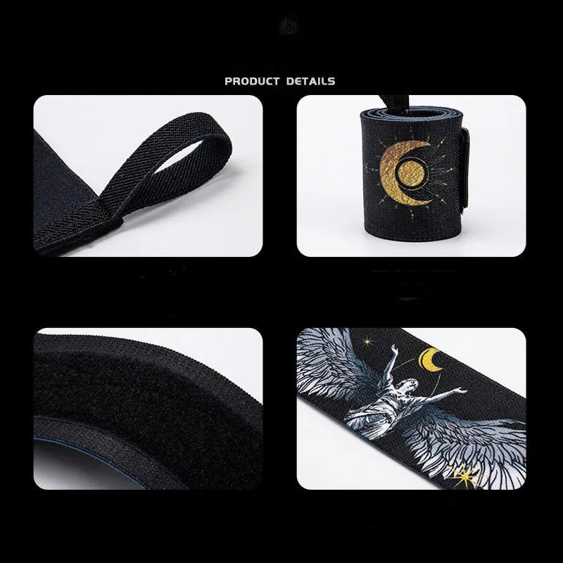 "Sun and Moon" Weightlifting Wrist Wraps