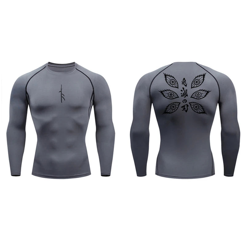 Demon Slayer 'Kokushibo' Compression Shirt