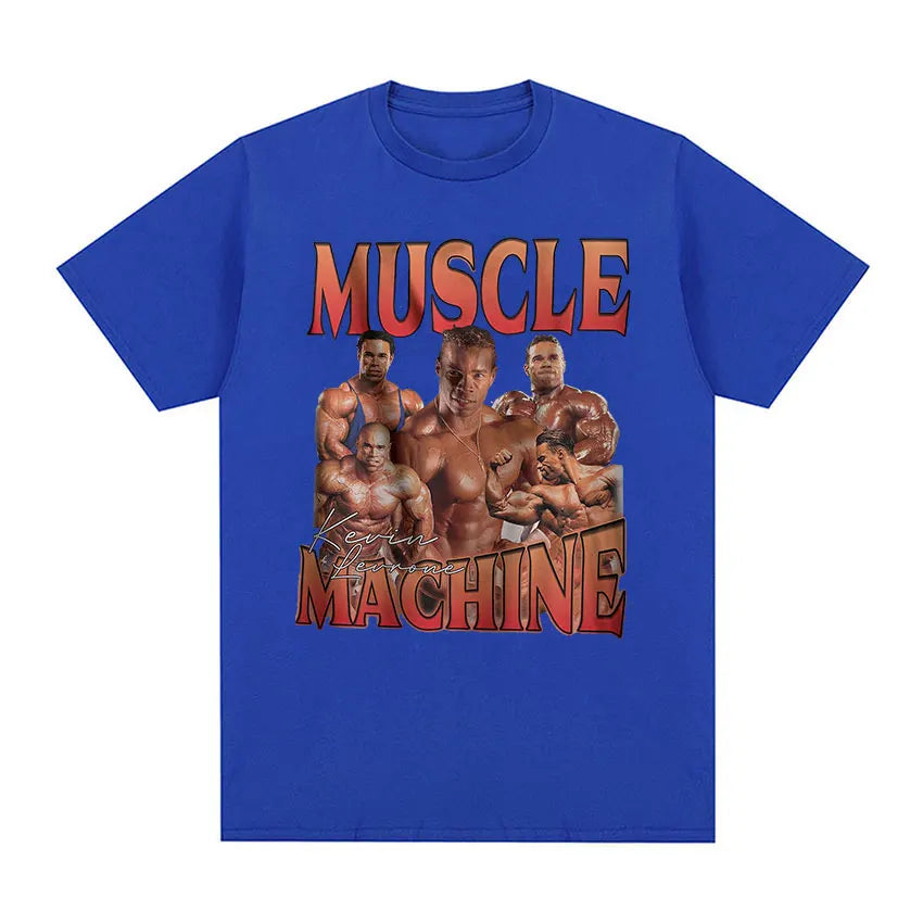 "Muscle Machine" Kevin Levrone Gym Graphic T Shirt
