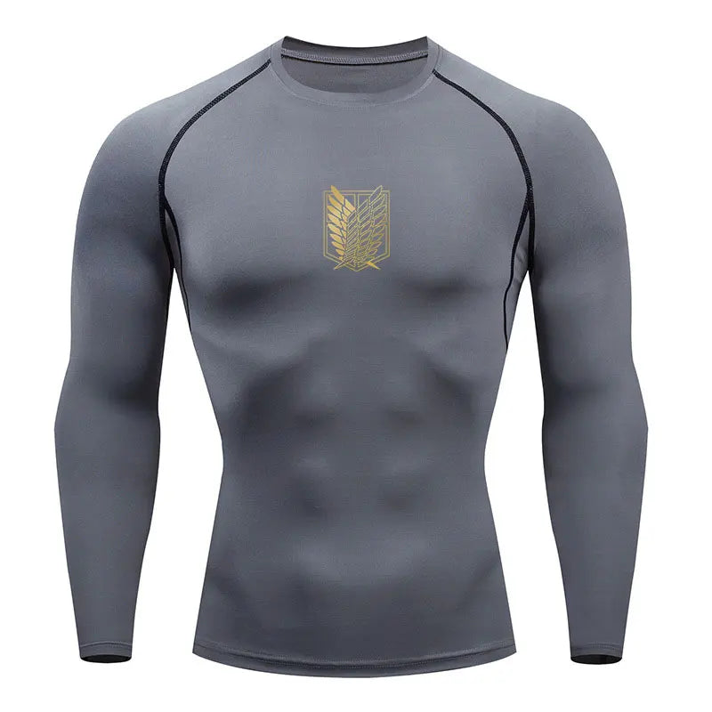 Anime Attack on Titan Compression Shirt