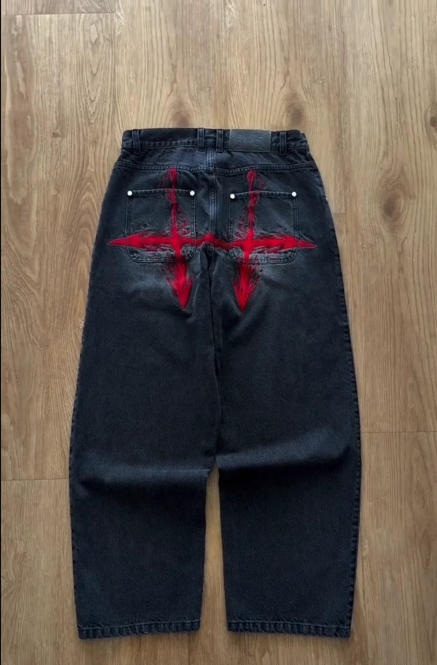 Jujutsu Kaisen "Choso Blood Manipulation" Denim Black Jeans