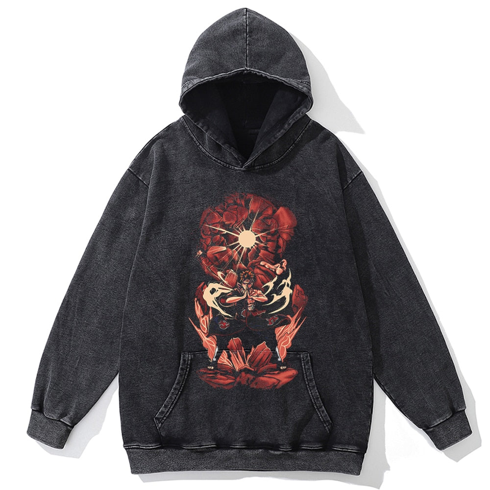 Naruto Anime Vintage Oversized Hoodie