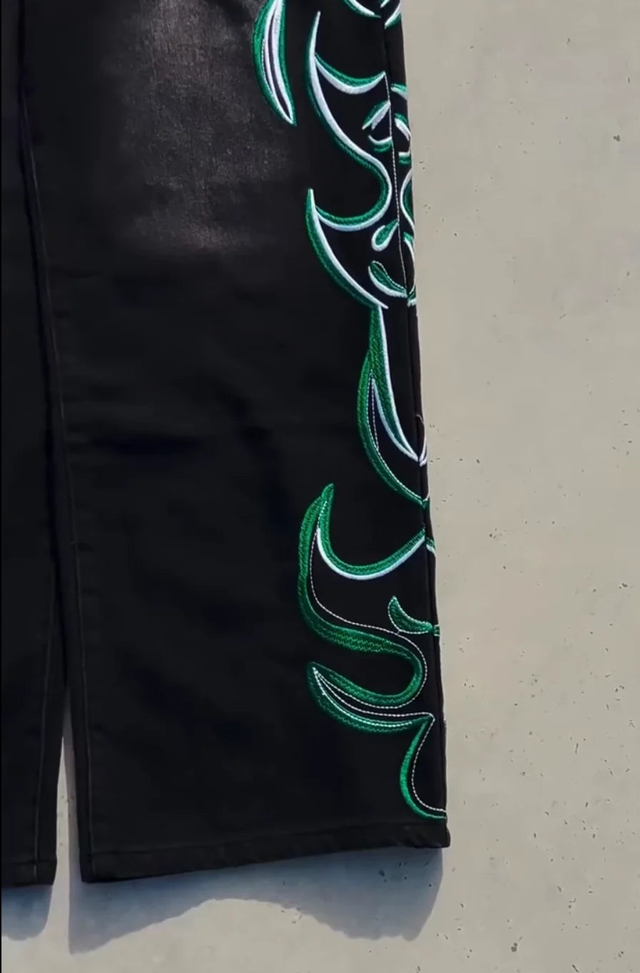Anime One Piece "Zoro" Black Jeans
