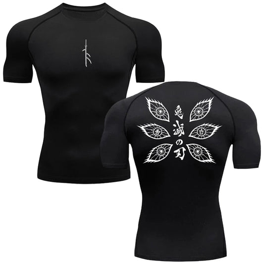 Demon Slayer 'Kokushibo' Compression Shirt