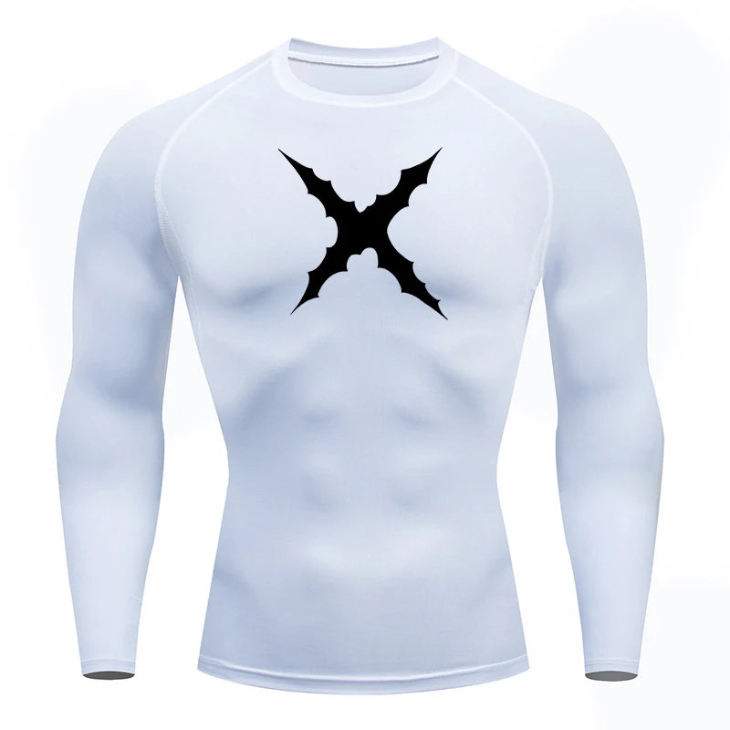One Piece 'Luffy's Scar' Compression Shirt