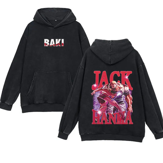 'Baki' Vintage Anime Hoodie