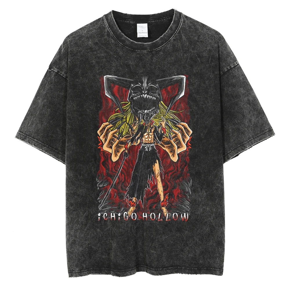 Anime 'Bleach' Vintage Oversized T-Shirts