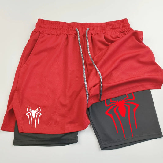Spiderman Gym Compression Shorts