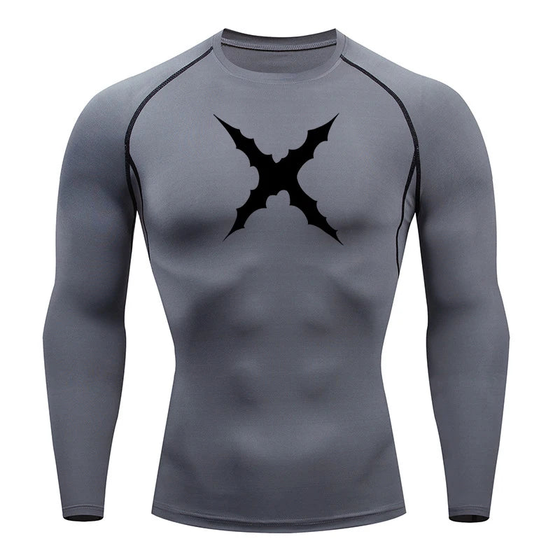 One Piece 'Luffy's Scar' Compression Shirt