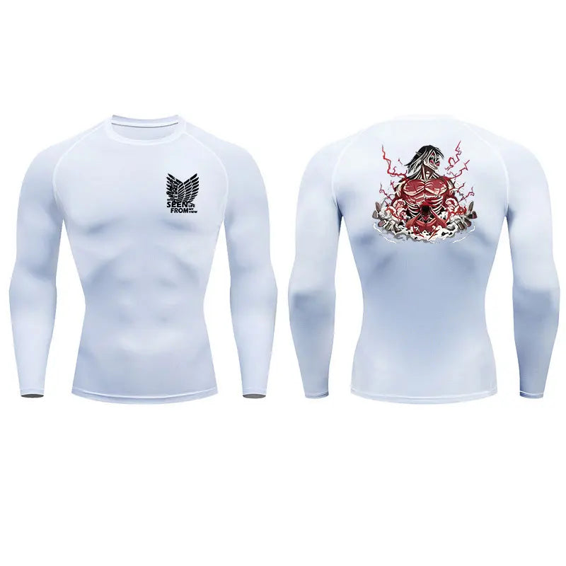 Anime Attack on Titan Compression Shirt