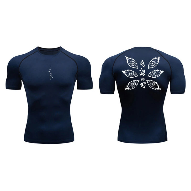 Demon Slayer 'Kokushibo' Compression Shirt