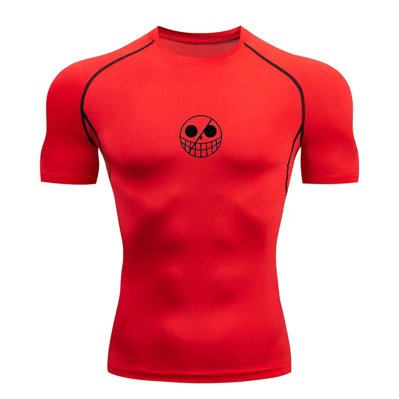 One Piece 'Donquixote Doflamingo' Compression Shirt and Shorts