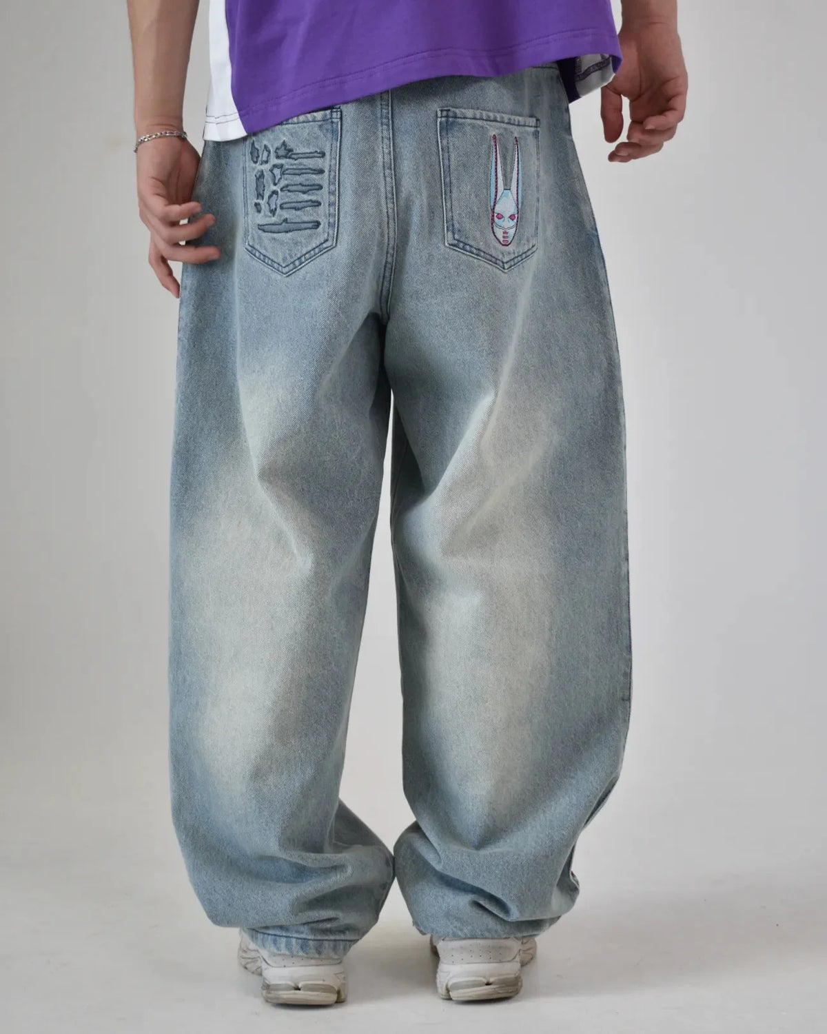 Anime Jojo's Bizarre Adventure "D4C" Jeans