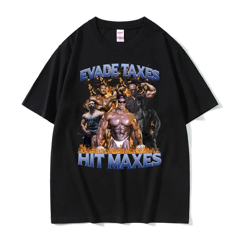 Collection of Graphic Gym Meme T Shirts