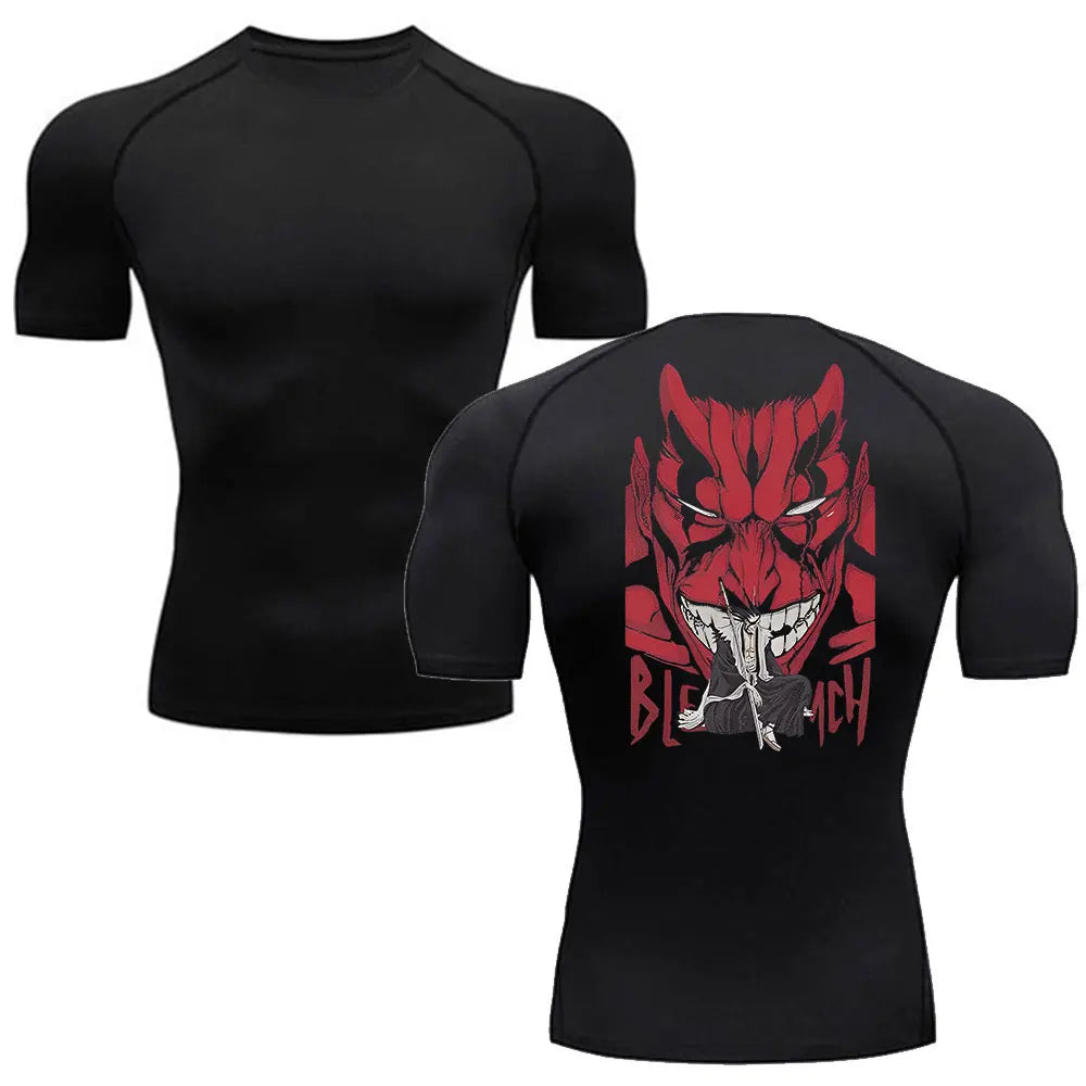 Anime Bleach Compression Shirt