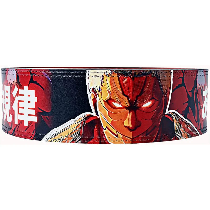 Attack On Titan 'Reiner Armored Titan Form' Weightlifting/Powerlifting Lever Belt