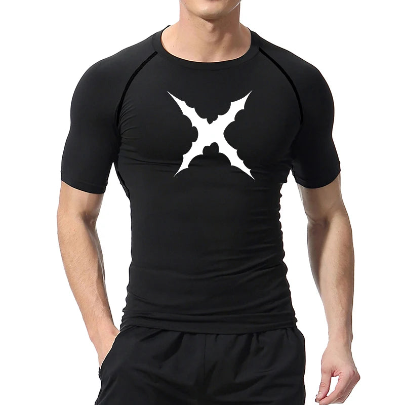 One Piece 'Luffy's Scar' Compression Shirt
