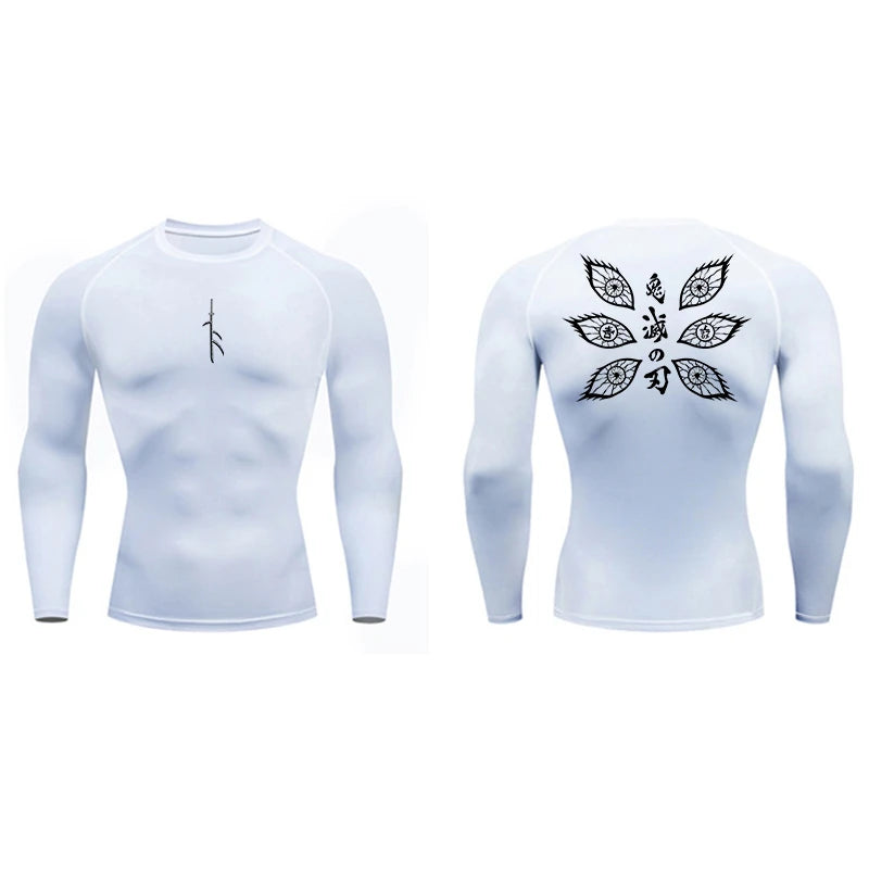 Demon Slayer 'Kokushibo' Compression Shirt