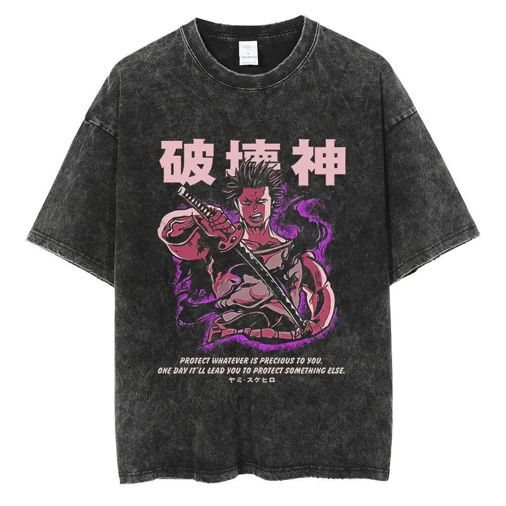 Anime 'Bleach' Vintage Oversized T-Shirts