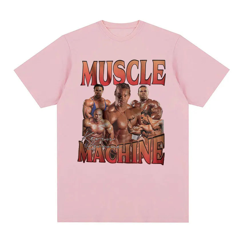 "Muscle Machine" Kevin Levrone Gym Graphic T Shirt