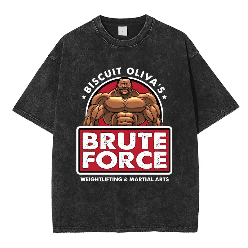 Collection of 'Baki Hanma' Washed Vintage T Shirts
