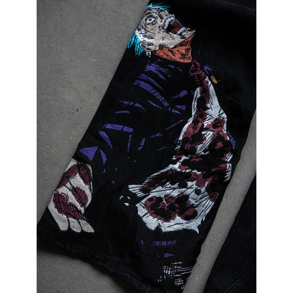 Anime Jujutsu Kaisen "Gojo Satorou – The Honoured One" Jeans
