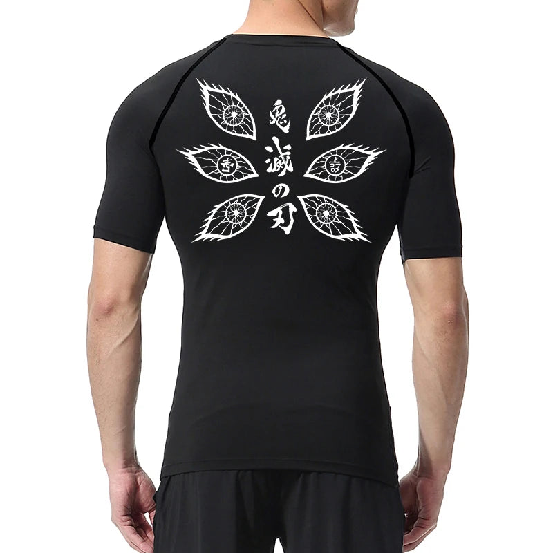 Demon Slayer 'Kokushibo' Compression Shirt