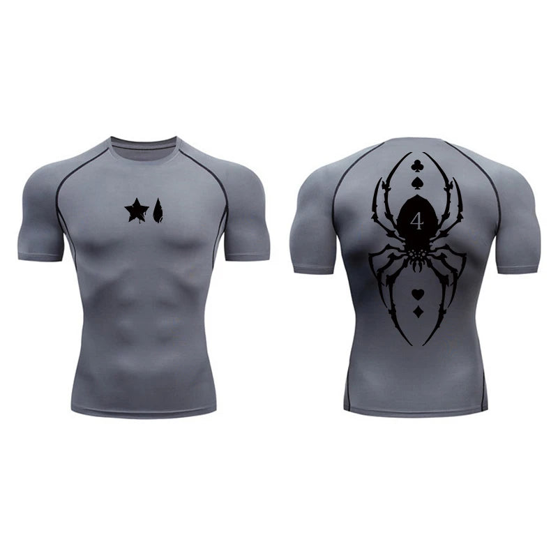 Hunter X Hunter 'Hisoka No.4' Compression Shirt