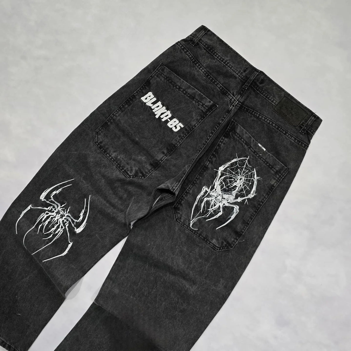 Spiderman Black Baggy Jeans