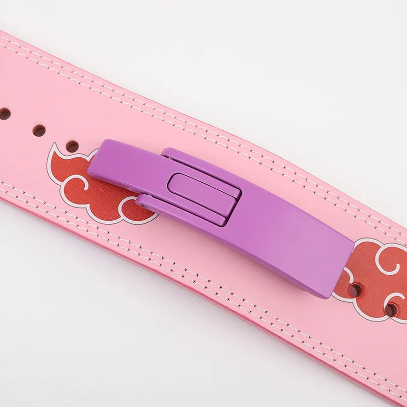 Pink Akatsuki Weightlifting Lever Belt