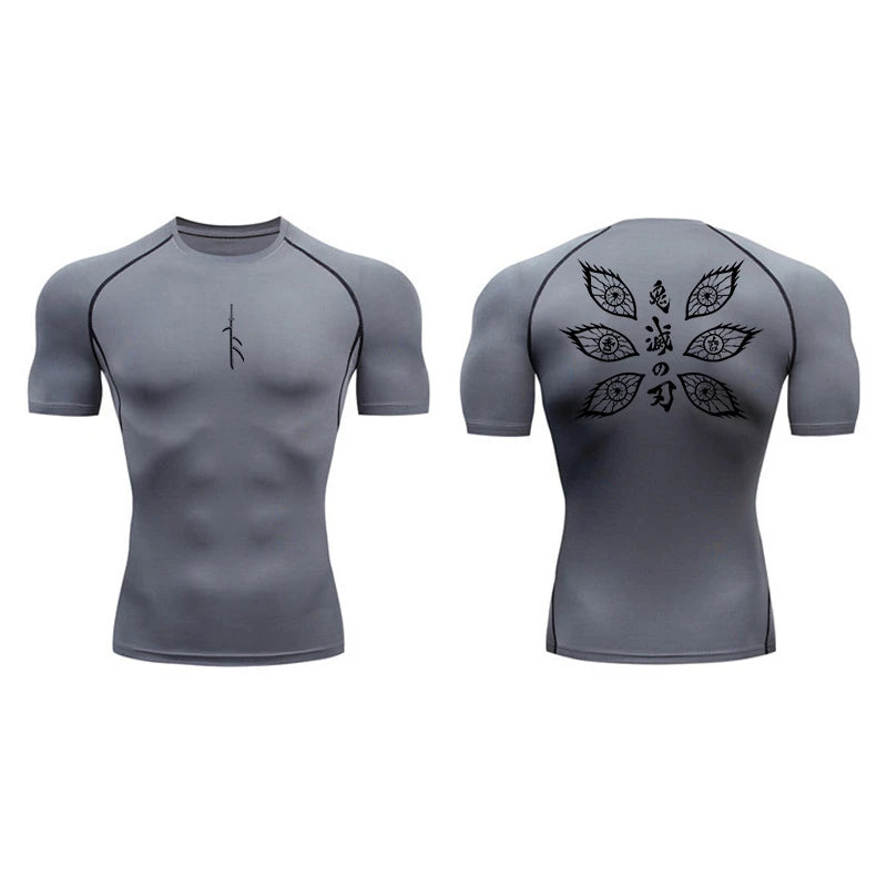 Demon Slayer 'Kokushibo' Compression Shirt