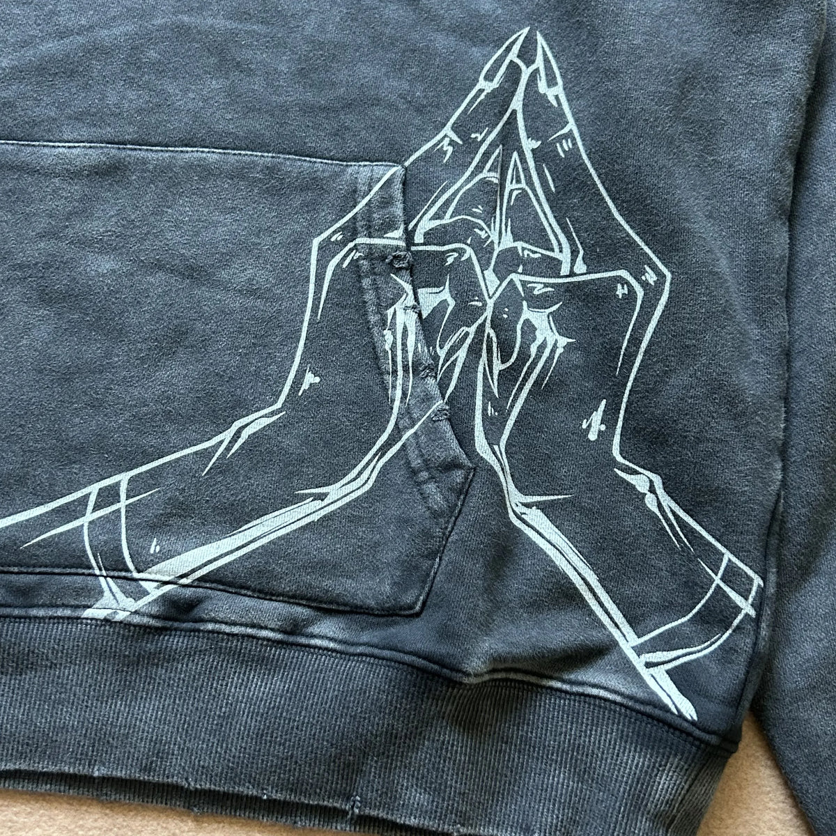 Anime Jujutsu Kaisen 'Sukuna' Hoodie Embroidery