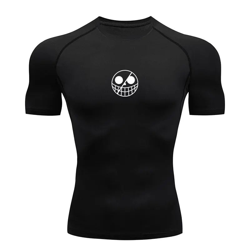 One Piece 'Donquixote Doflamingo' Compression Shirt and Shorts