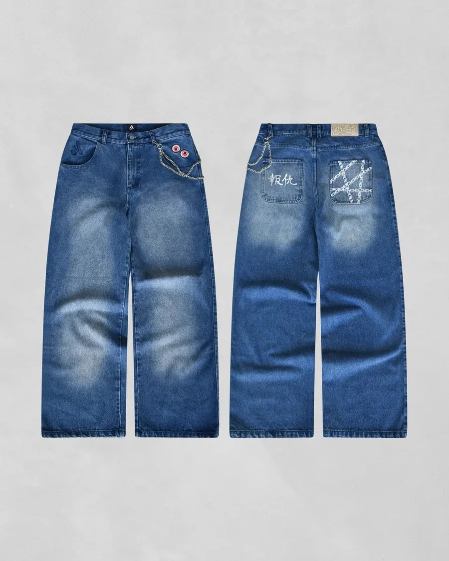 Anime Hunter X Hunter "Kurapika Chains" Jeans