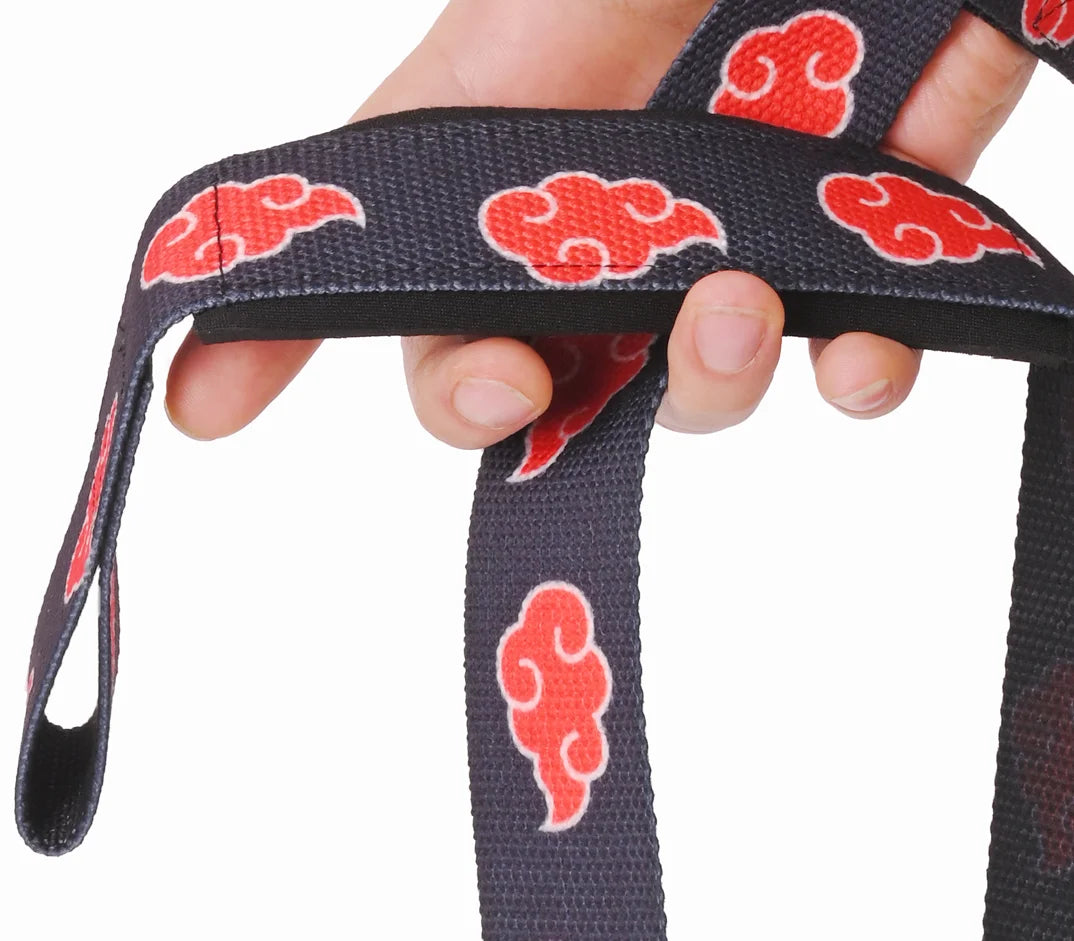 "Akatsuki" Naruto Weightlifting Straps