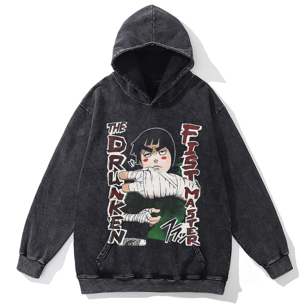 Naruto Anime Vintage Oversized Hoodie