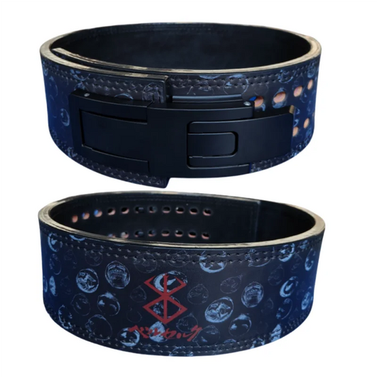 Berserk Weight Lifting Belt with Double Hole Lever Buckle 10MM Thick